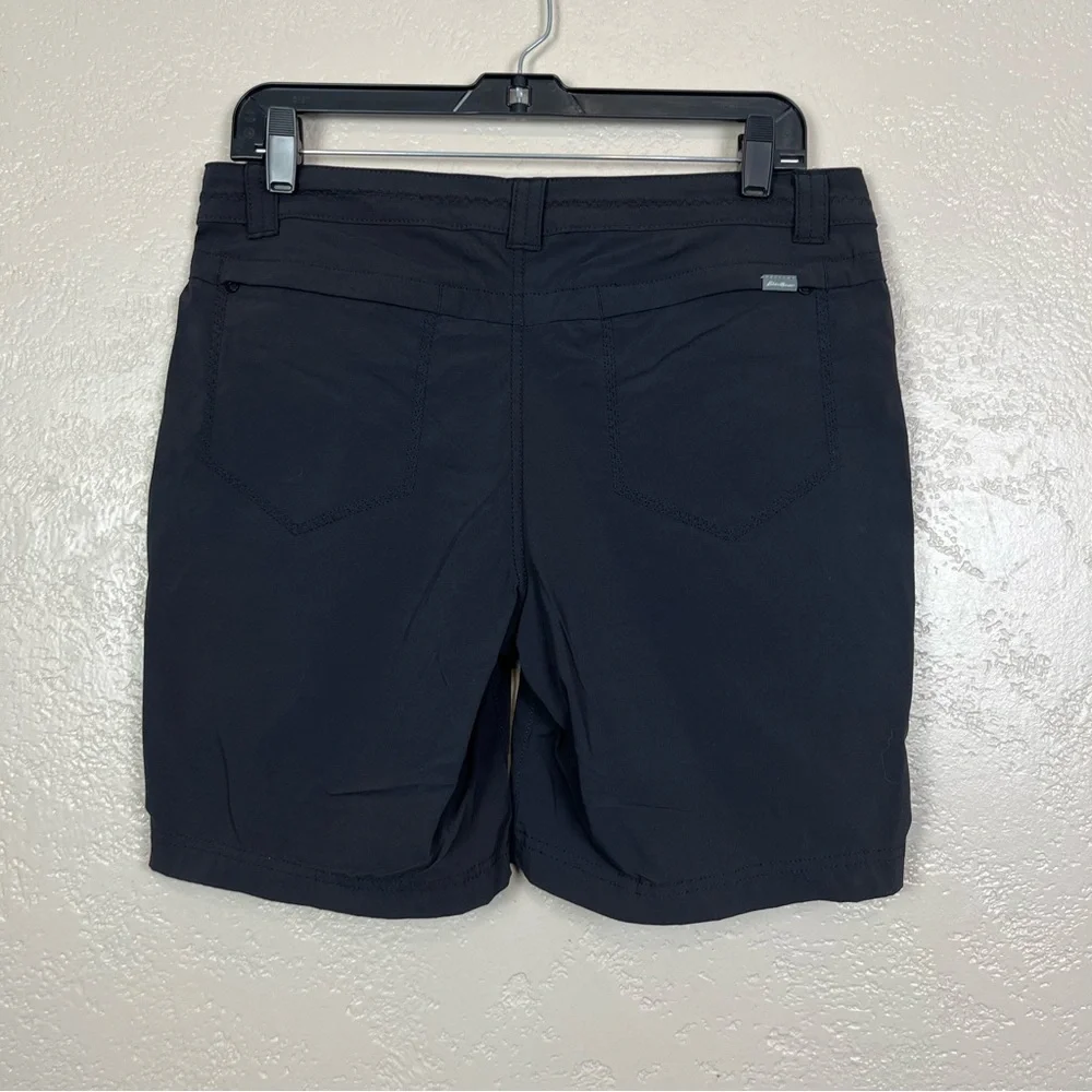 Eddie Bauer women‎ mid riseoutdoor  gray shorts size 8